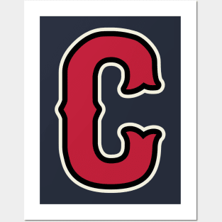 initial C logo Posters and Art